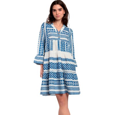 Robe estivale manches trois-quarts Sicilia ADMAS
