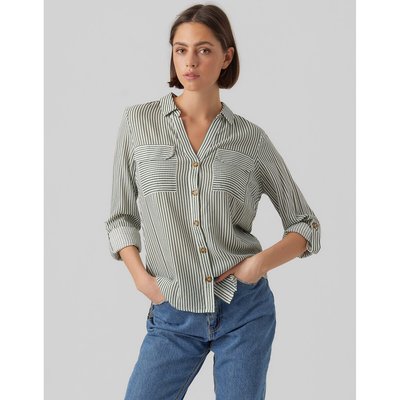 Chemisier rayé, manches longues VERO MODA