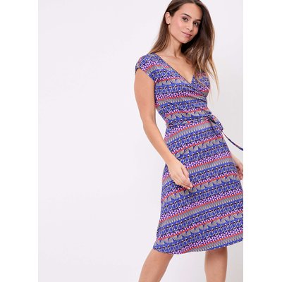 Robe imprimée maille évasée fluide ADELE PRINCESSE NOMADE