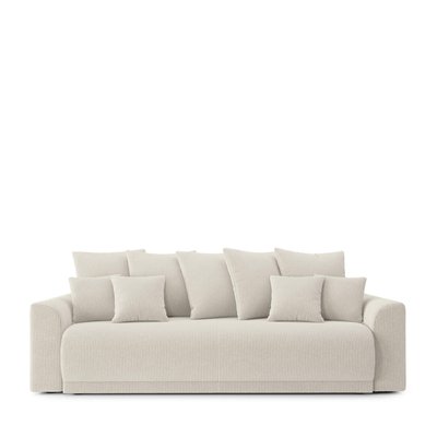 Canapé convertible 3 places en velours côtelé avec coffre- CHLOÉ DRAWER