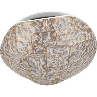Vase rond à relief graphique MODERN RECOLLECTION
