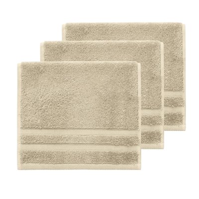 Lot de 3 serviettes invité 600 g/m² SENSILK SENSEI MAISON