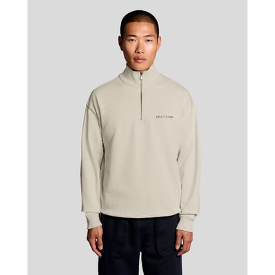 Sweat-shirt camionneur épais script zippé LYLE & SCOTT