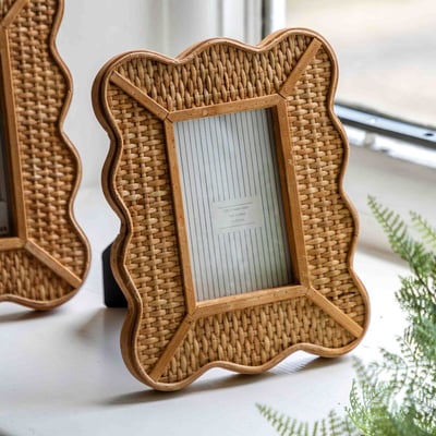 4x6" Ancona Rattan Photoframe ÉDITÉ