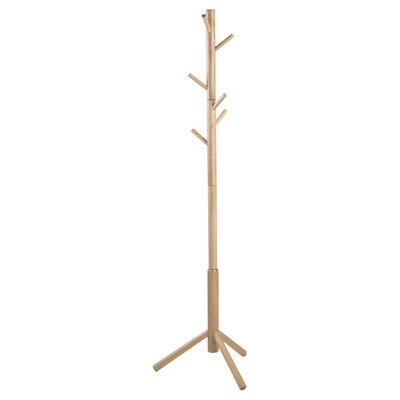 Porte manteau Briman à 7 accroches en bois d'Hévéa TOILINUX