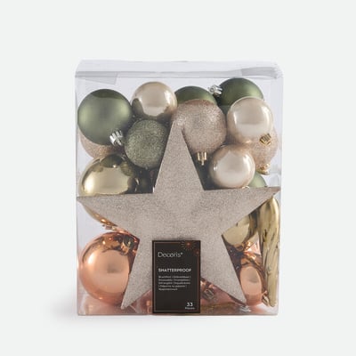 Coffret de 33 boules de Noël, CASPAR LA REDOUTE INTERIEURS