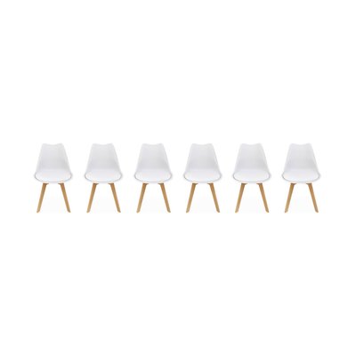 Chaise scandinave acier (lot de 6) NILS SWEEEK