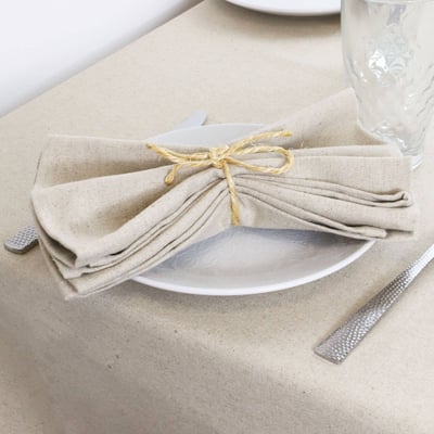 Nappe 100% lin naturel LINELLE LINANDELLE