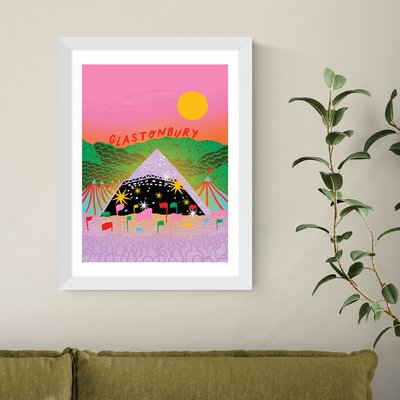 Glasto by Emmy Lupin Studio EAST END PRINTS