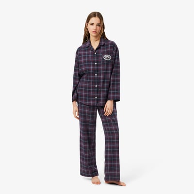Ensemble de pyjama coton carreaux LACOSTE