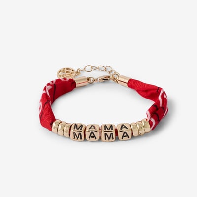 Bracelet MAMA tissu bandana BALABOOSTE