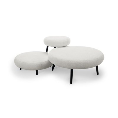 Pouf tissu bouclette, EDEN BOBOCHIC