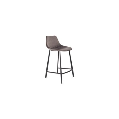 Tabouret de bar en velours Franky DUTCHBONE