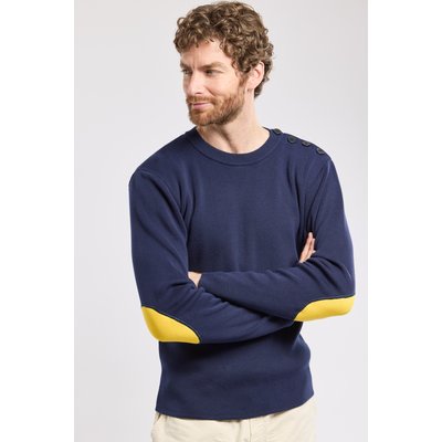 Pull marin avec coudières - coton ARMOR-LUX