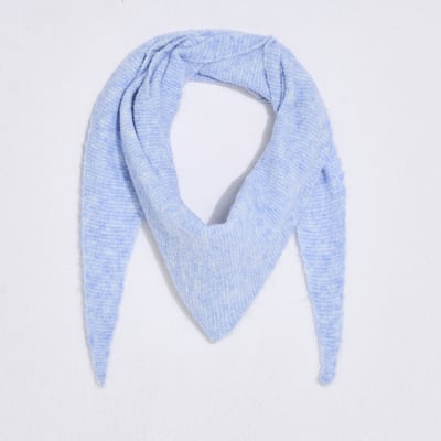 Echarpe forme triangle en maille GRAIN DE MALICE