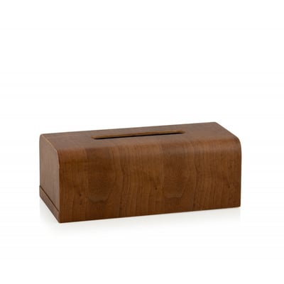 Boîte à Mouchoirs Rectangulaire en Bois de Noyer WADIGA