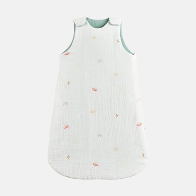 Gigoteuse en gaze de coton, imprimé planètes, DIEGO LA REDOUTE INTERIEURS