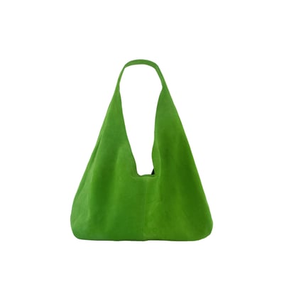 Sac Hobo cuir velours IKKS