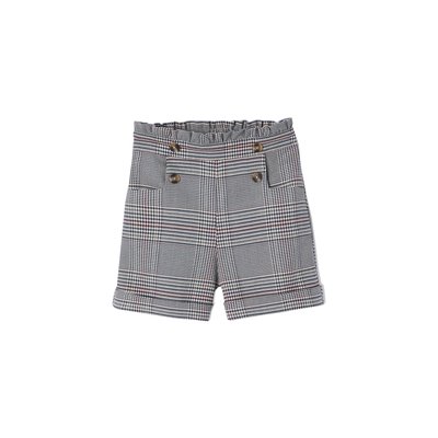 Short en flanelle carreaux taille élastique pont décoratif VOYAGE VERTBAUDET