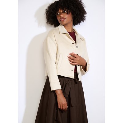 Veste Courte En Suédine LOLALIZA
