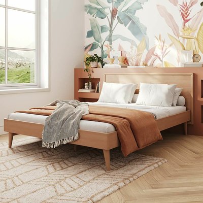 Lit 2 places Bois massif  MIA AKITEN RETAIL