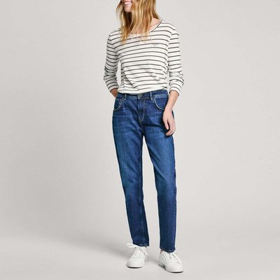 Jean droit tapered taille haute VIOLET PEPE JEANS