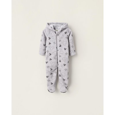 Robe de chambre ours en peluche, imprimé Mickey, avec capuche et petites oreilles MICKEY ZIPPY