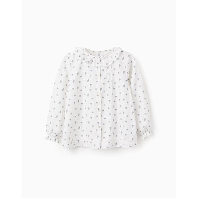 Chemise Florale en Sergé Fin ZIPPY