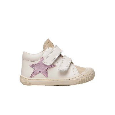Chaussures premiers pas en cuir et suède KOLDE VL NATURINO