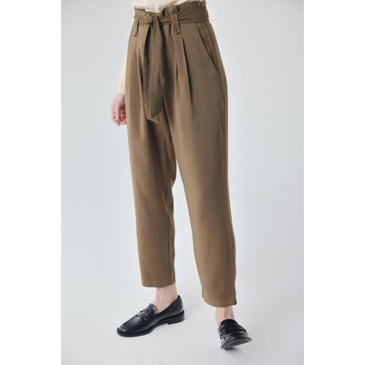Pantalon taille haute ceinture a nouer La Redoute