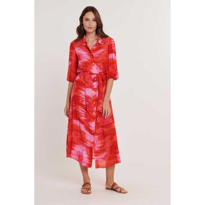 Robe chemise midi imprimée CIDALIA DERHY