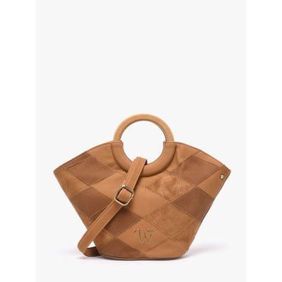 Sac bandoulière Neflier patchwork WOOMEN