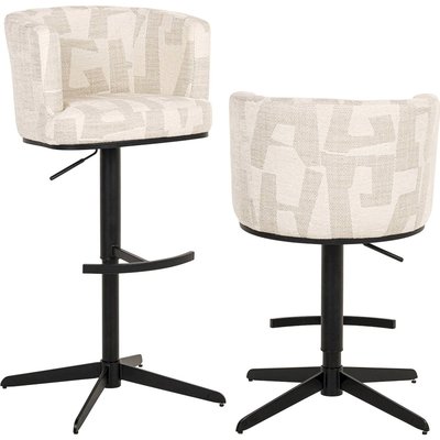 tabouret de bar design  graffic pied  pivotant RECOLLECTION