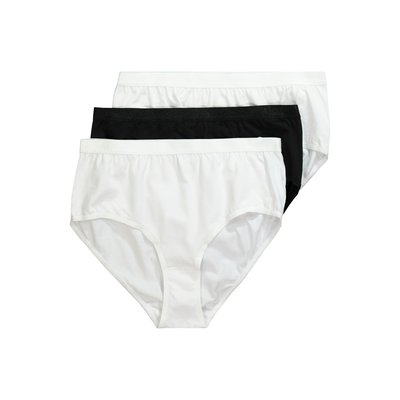 Culottes taille haute, lot de 3 ULLA POPKEN