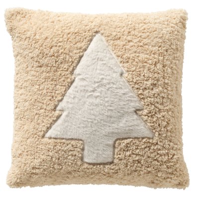 Coussin Malin - Beige, 45x45 cm DUTCH DECOR