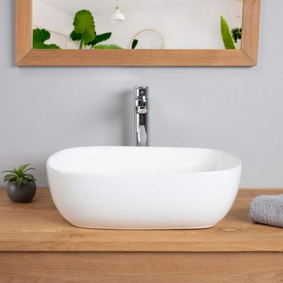 Vasque en céramique rectangle 50 cm PHÉBIE WANDA COLLECTION