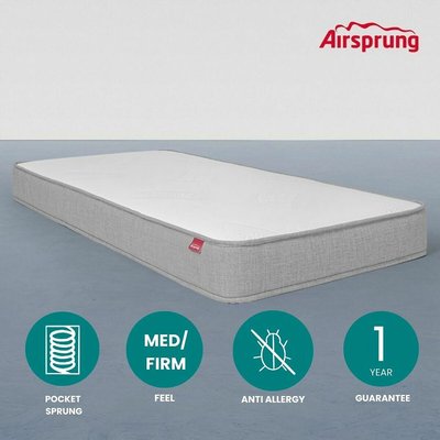 Kids Wellness Pocket Spring Rolled Mattress AIRSPRUNG
