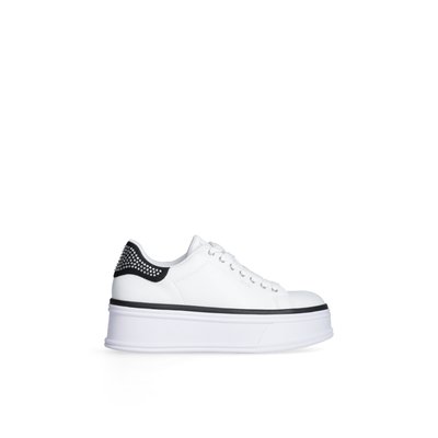 Sneakers en cuir avec strass LIU JO