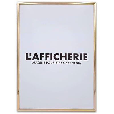 Cadre aluminium or L'AFFICHERIE