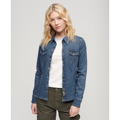 Chemise western en denim SUPERDRY
