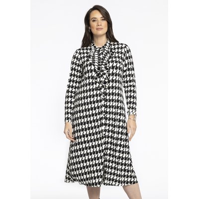 Robe pied de poule femme cheap