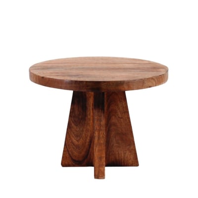 Plateau sur pied en bois 30cm ORNAMI
