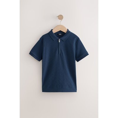 Polo texturé à manches courtes NEXT