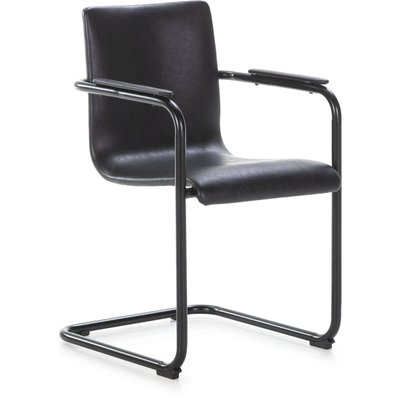 Chaise en métal, cuir synthétique, Como RECOLLECTION