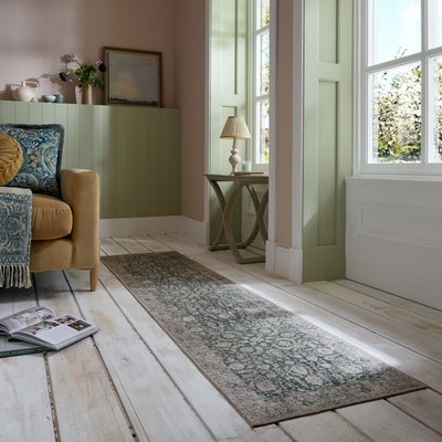 Tapis de couloir lavable BEAU FLORAL FLAIR RUGS