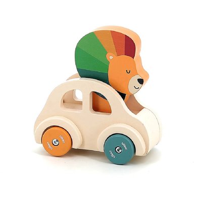 Voiture pouet pouet Lion VILAC