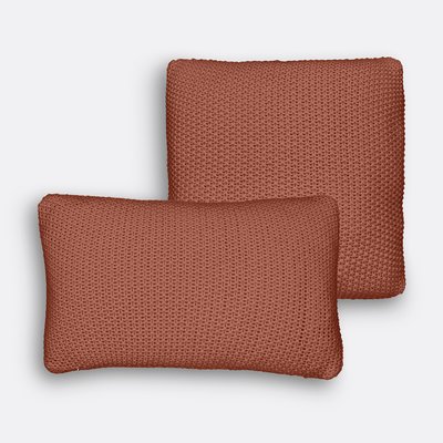 Westport Knitted Cushion Cover LA REDOUTE INTERIEURS