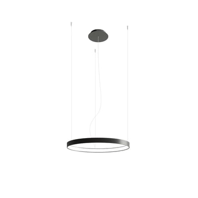 Lustre Aluminium Noir LED 1 Rio EDEN