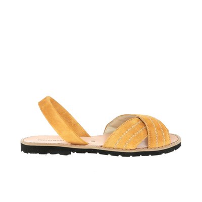 Sandales Plates Cuir De Vache Avarca Berlin MINORQUINES