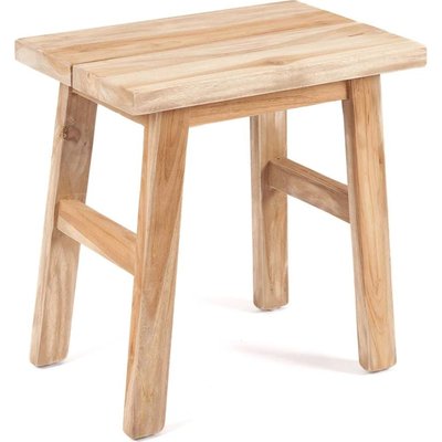 Tabouret Makara en teck recyclé Bazar Bizar RECOLLECTION
